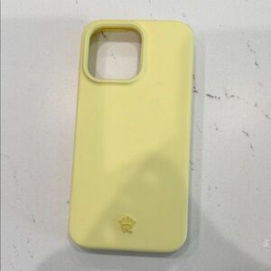 iPhone 15 ProMax Velvet Caviar Soft Yellow Phone Case